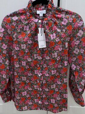 J Crew Liberty Fabric Top